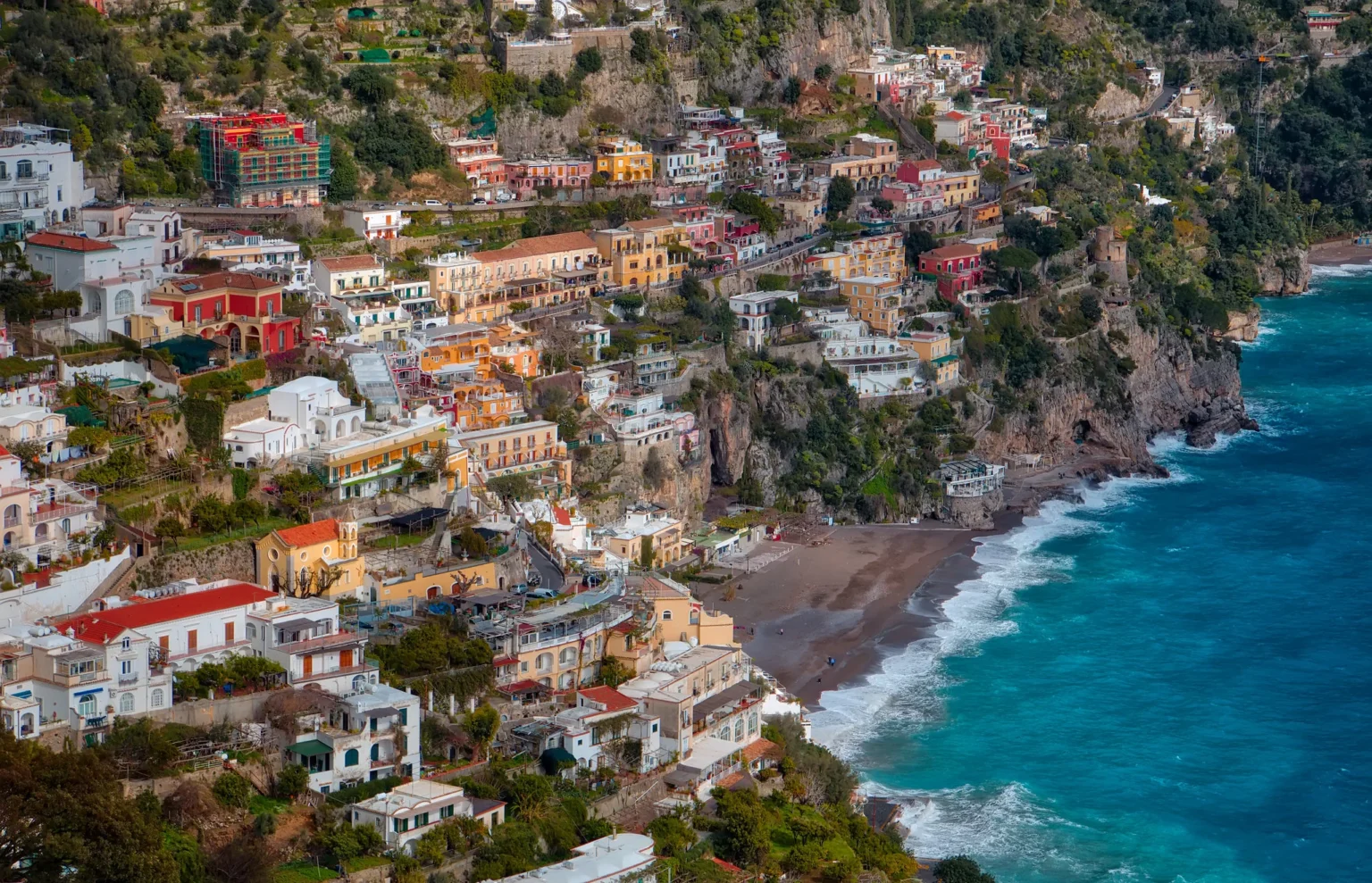 Positano dall'alto